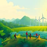 Ações ligadas à economia verde ganham tração em 2025