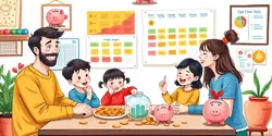 Educar financeiramente os filhos começa com o exemplo