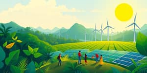 Ações ligadas à economia verde ganham tração em 2025