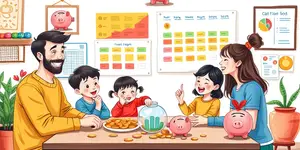 Educar financeiramente os filhos começa com o exemplo